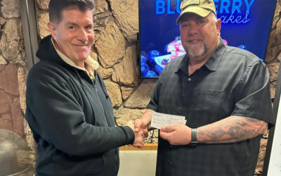 Mr. Ray Eckert donated $10,000 to Pawsitive for Heroes program